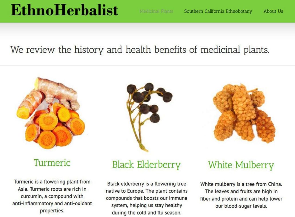 Exploring education resources focused on medicinal plants and