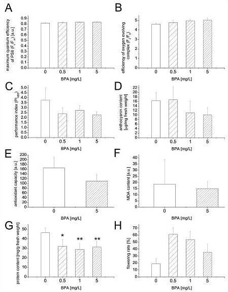 Plantae | The effect of bisphenol A on growth, pigment composition and ...