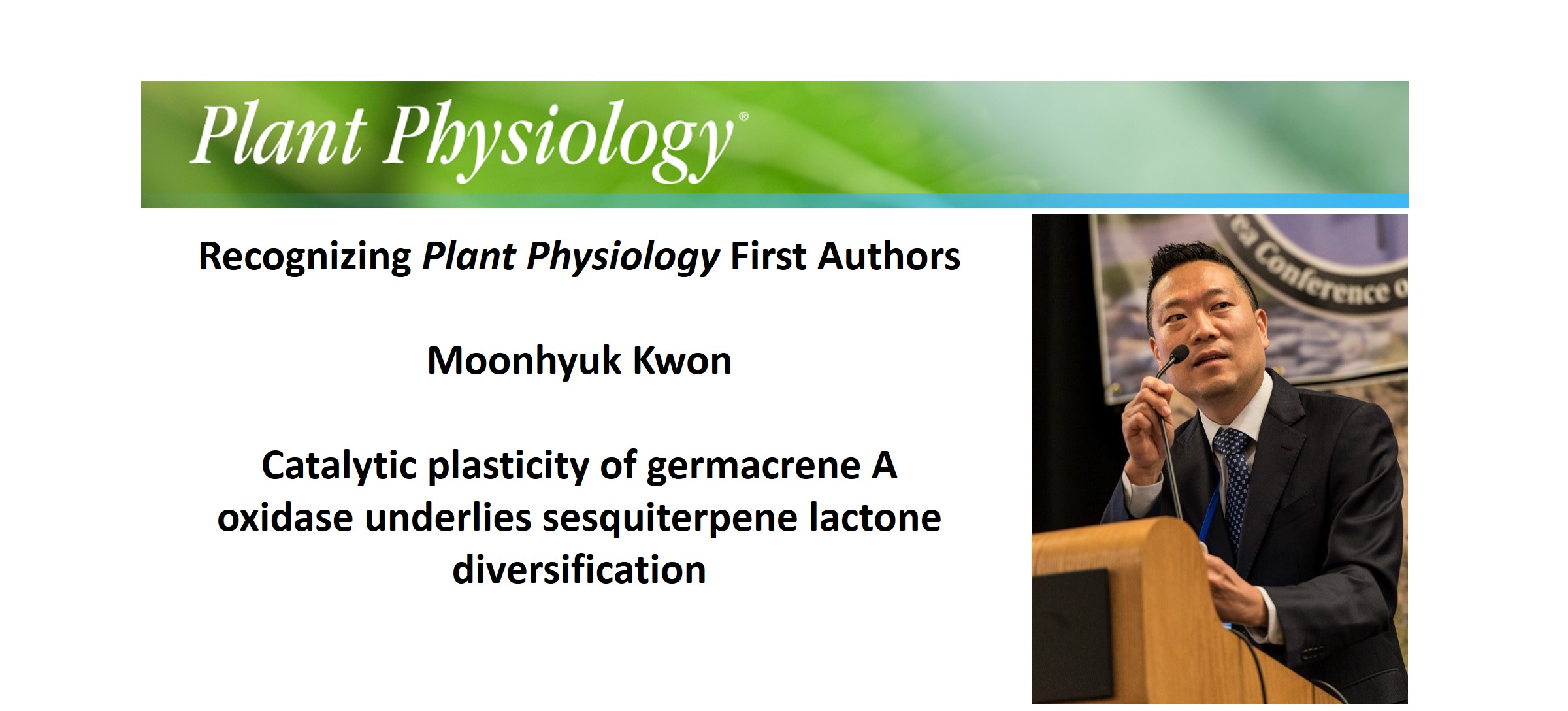 Recognizing Plant Physiology First Authors: Moonhyuk Kwon | Plantae