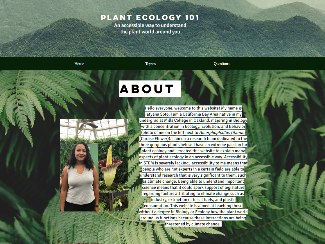 Plantae site for those without a degree in Biology/Ecology Plantae